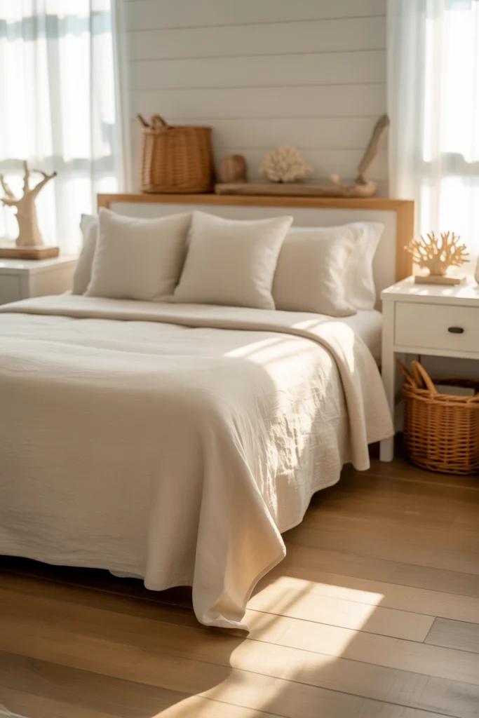 Breezy White Bedding