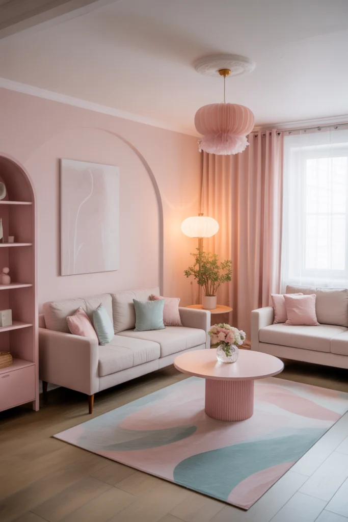  Pastel Aesthetic Living Room