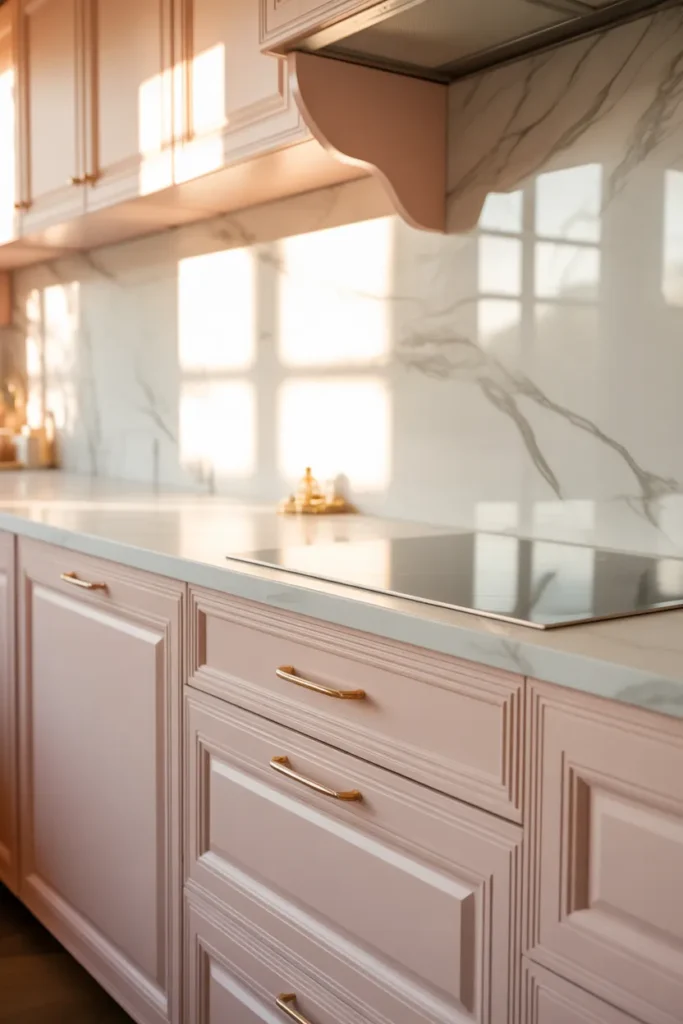 Blush Pink and Champagne Gold