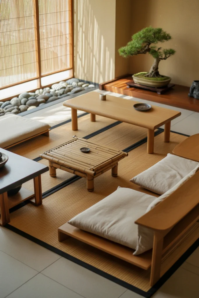 Japanese Zen Living Room