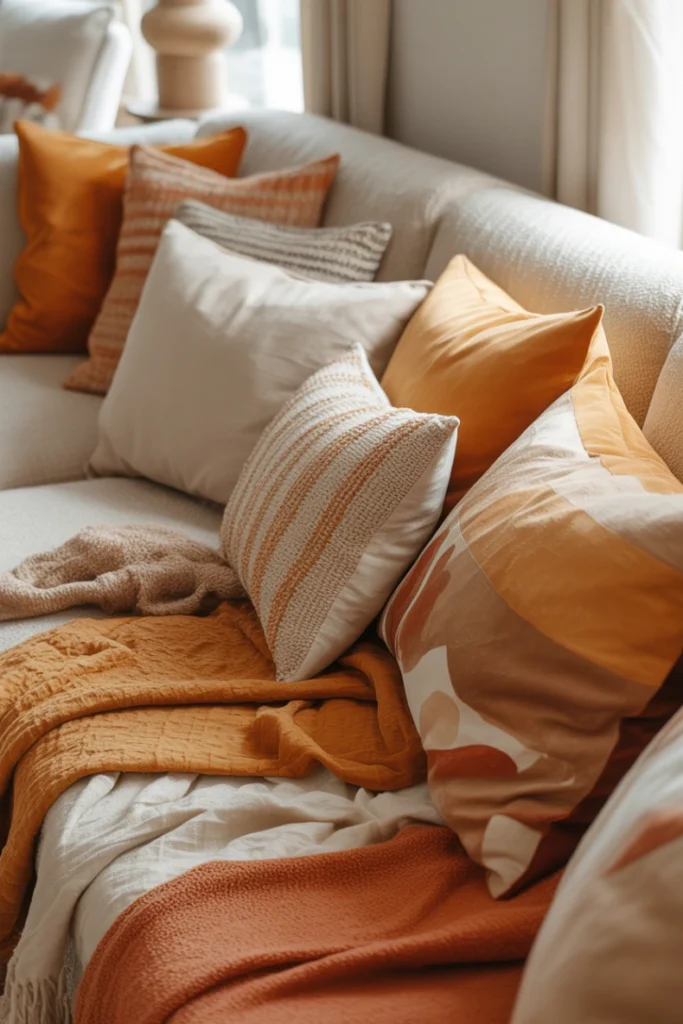 Add Cozy Throws and Cushions
