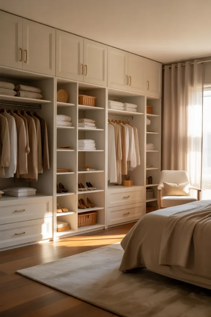 Built-In Storage for Organization