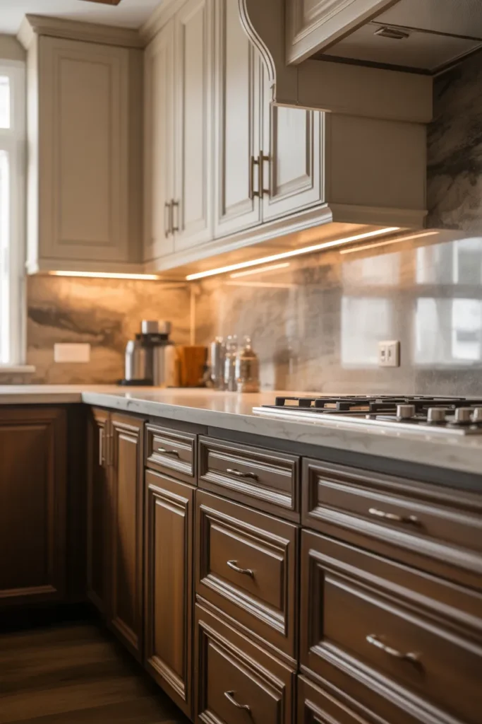 Espresso Brown and Cream