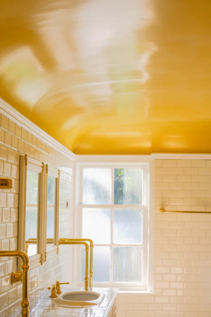 15. Sunshine Yellow Ceiling