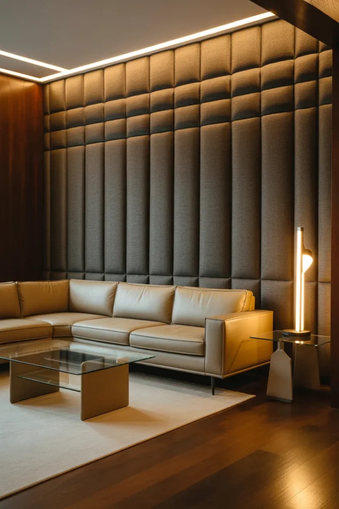 Fabric or Upholstered Accent Wall