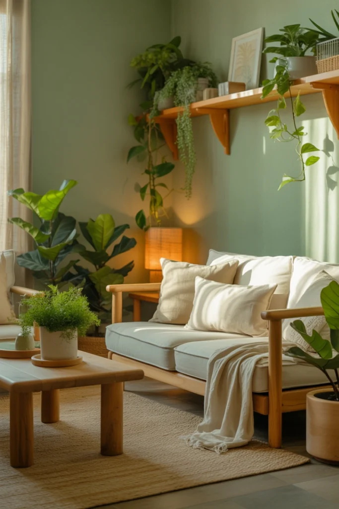 Green Oasis Living Room