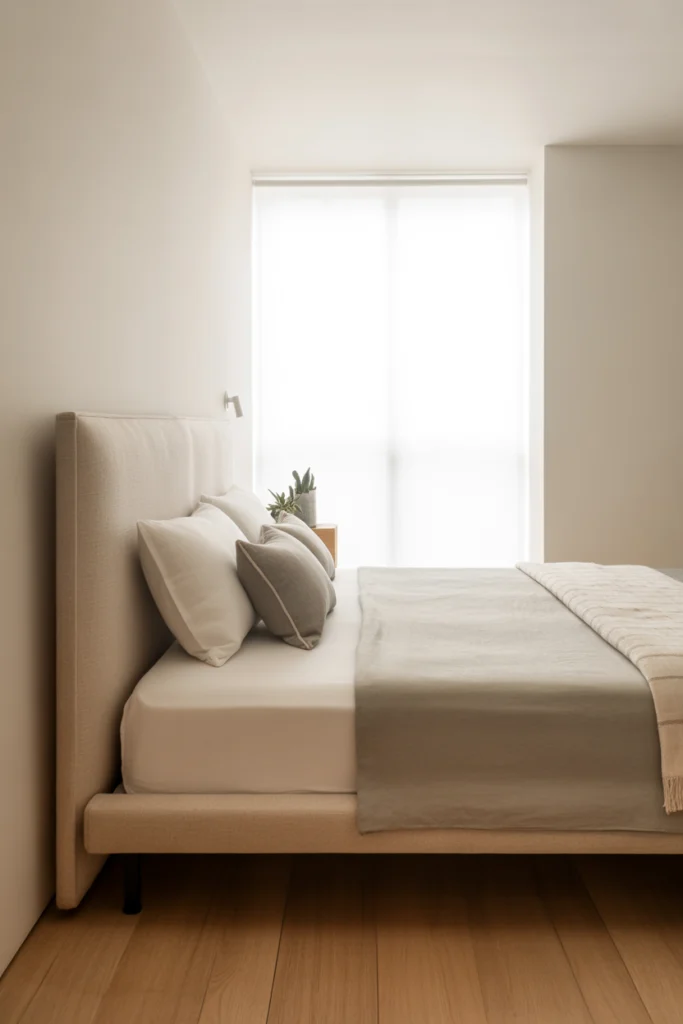 Use a Minimalist Headboard