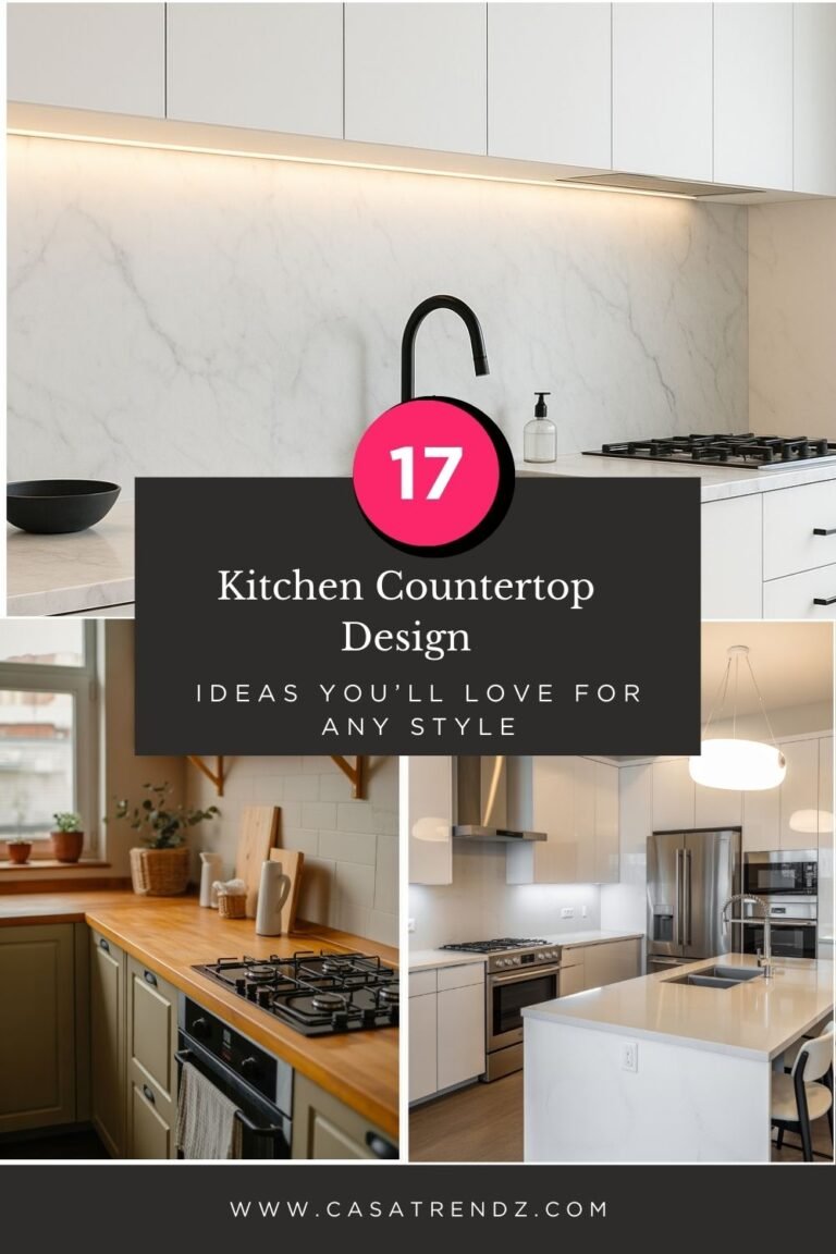 17 Kitchen Countertop Design Ideas You’ll Love for Any Style