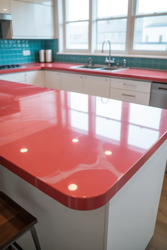 Color-Pop Solid Surface Countertops