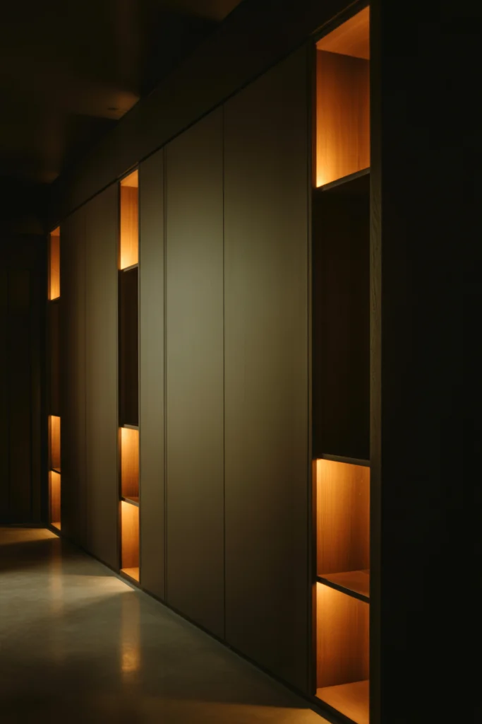 Incorporate Built-in Storage with Lighting