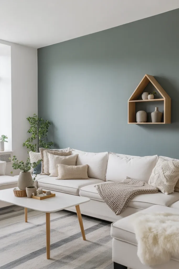 Light Gray Accent Wall