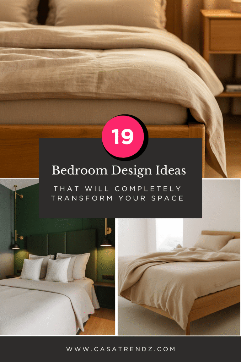 19 Bedroom Design Ideas That Will Completely Transform Your Space