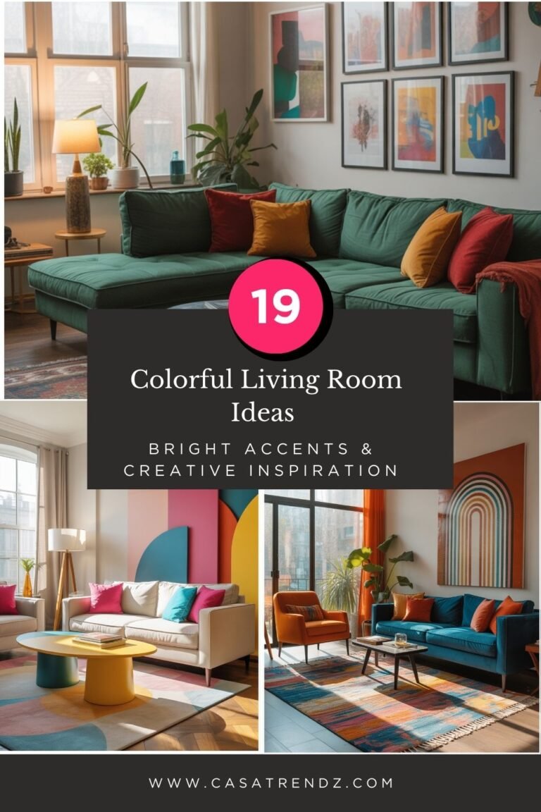 19 Colorful Living Room Ideas Filled with Bright Accents & Creative Inspiration