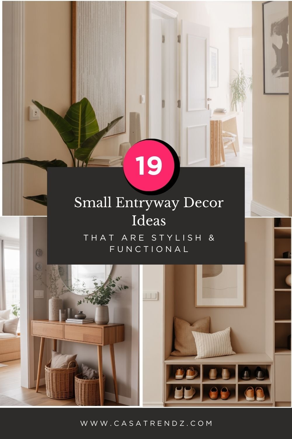 19 Small Entryway Decor Ideas That Are Stylish & Functional