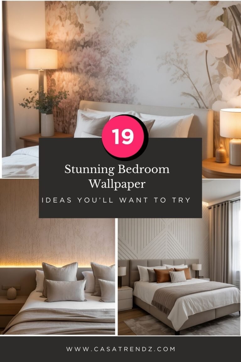 19 Stunning Bedroom Wallpaper Ideas You’ll Want to Try