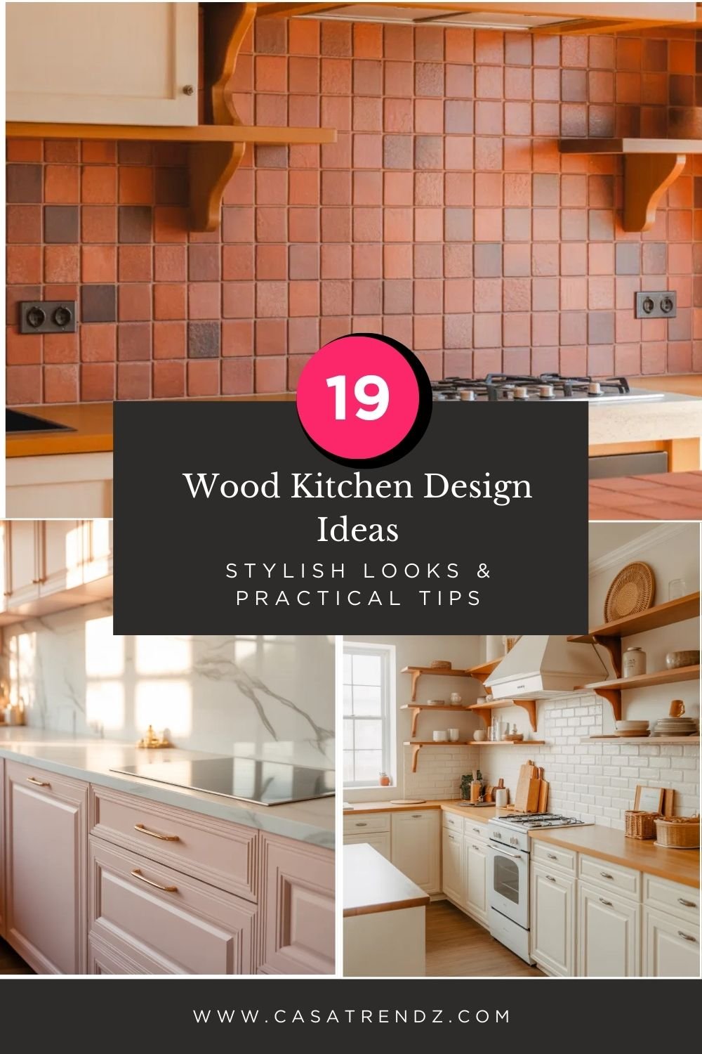 19 Wood Kitchen Design Ideas with Stylish Looks & Practical Tips