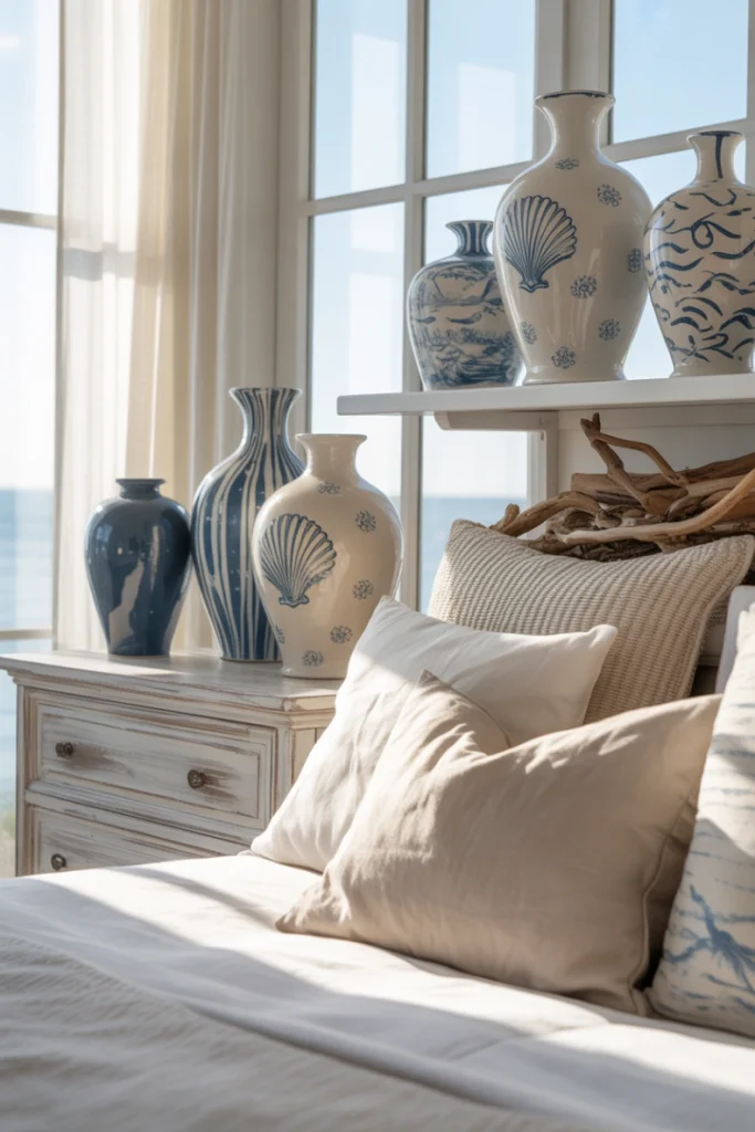 Blue and White Ceramic Accents