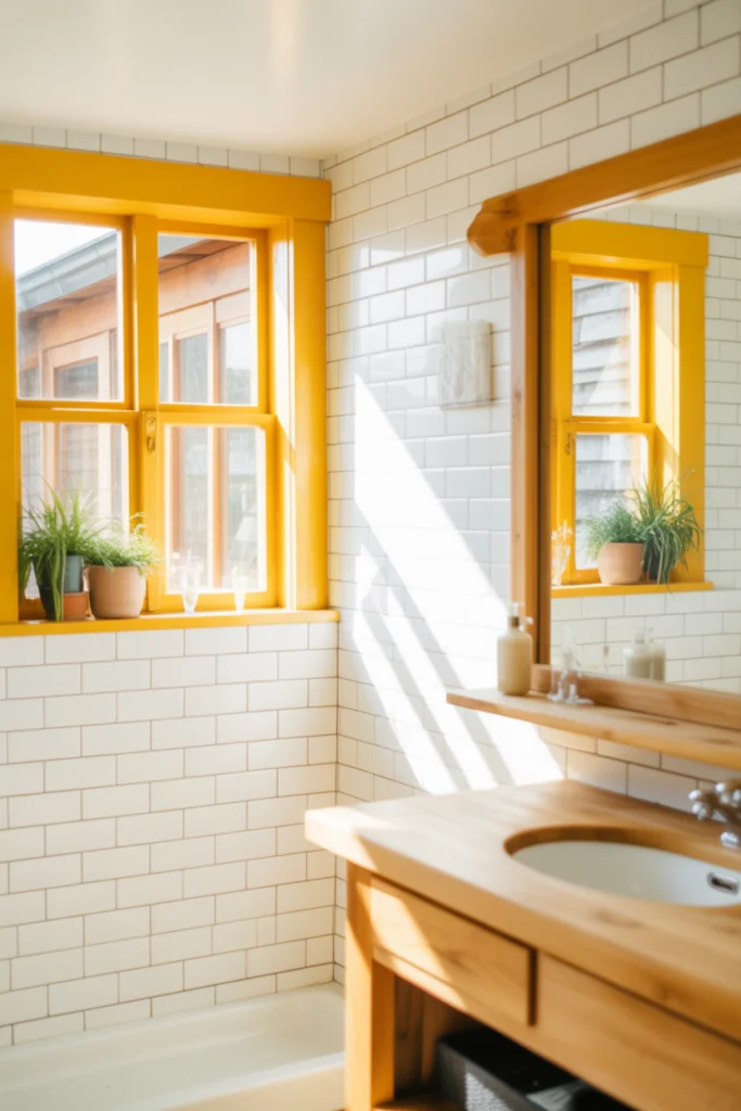 Yellow Window Frames