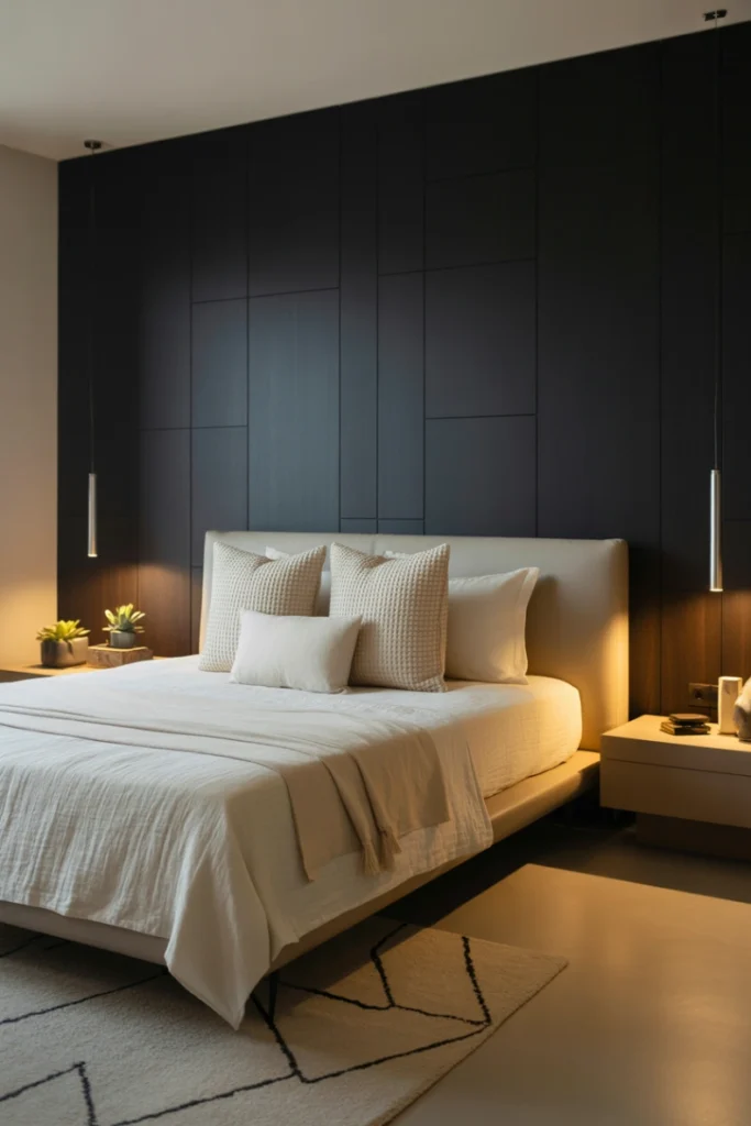 Charcoal Gray Accent Wall for Bold Drama