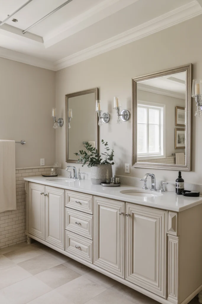 Double-Sink Vanity Cabinets for Shared Spaces