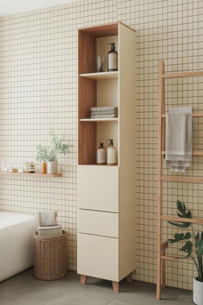 Tall Tower Cabinets for Vertical Storage