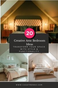 20 Creative Attic Bedroom Ideas to Transform Your Space with Style & Functionality