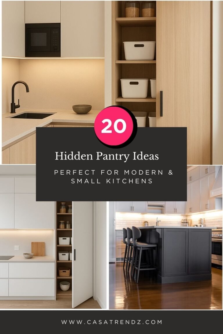 20 Hidden Pantry Ideas That Are Perfect for Modern & Small Kitchens