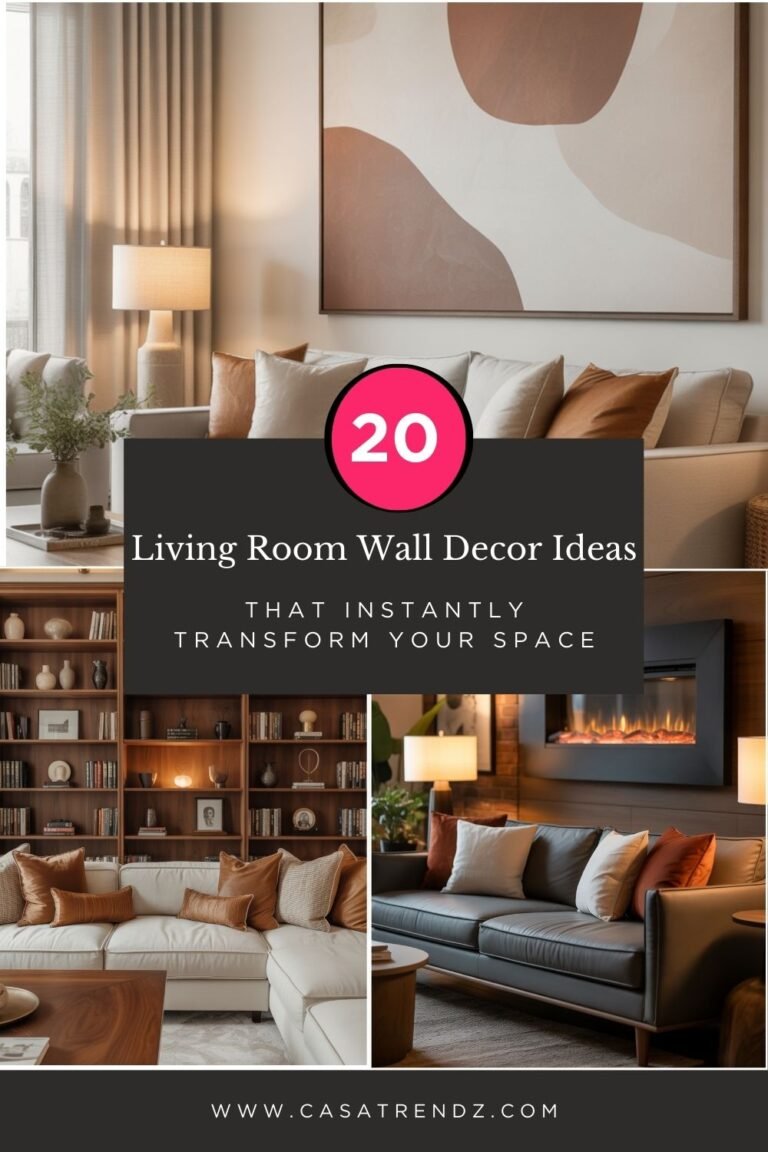 20 Living Room Wall Decor Ideas That Instantly Transform Your Space
