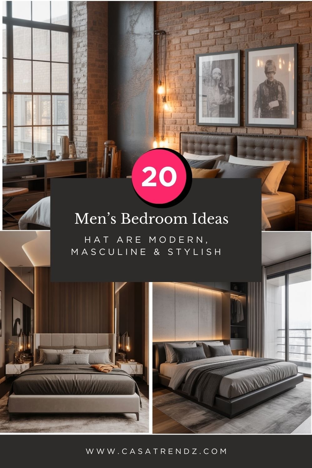 20 Men’s Bedroom Ideas That Are Modern, Masculine & Stylish