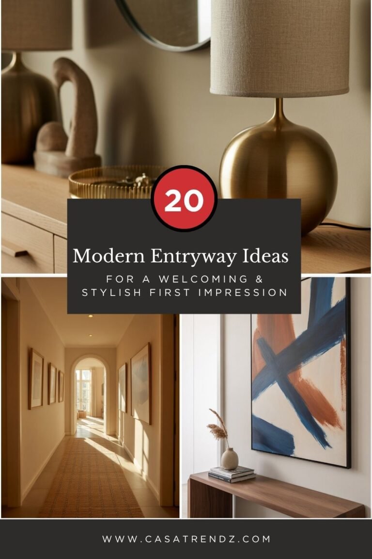 20 Modern Entryway Ideas for a Welcoming & Stylish First Impression