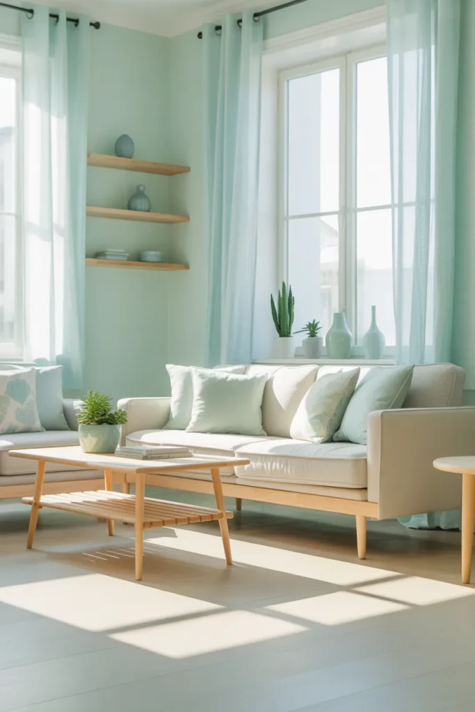 Mint & Aqua Pastels for Light Spaces