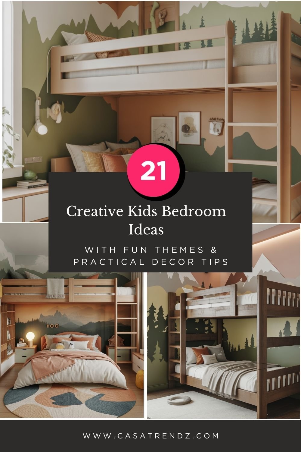 21 Creative Kids Bedroom Ideas with Fun Themes & Practical Decor Tips
