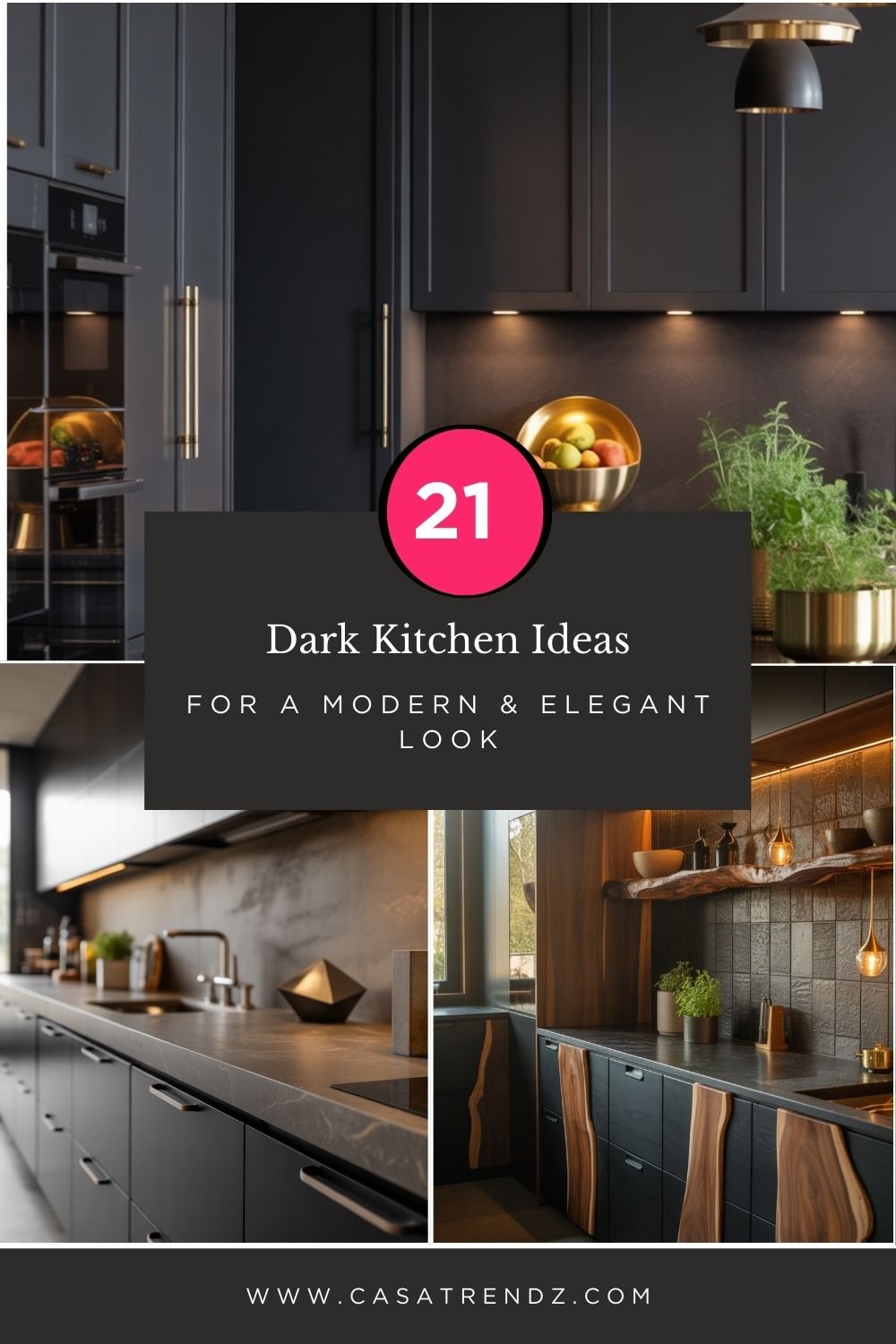 21 Dark Kitchen Ideas for a Modern & Elegant Look