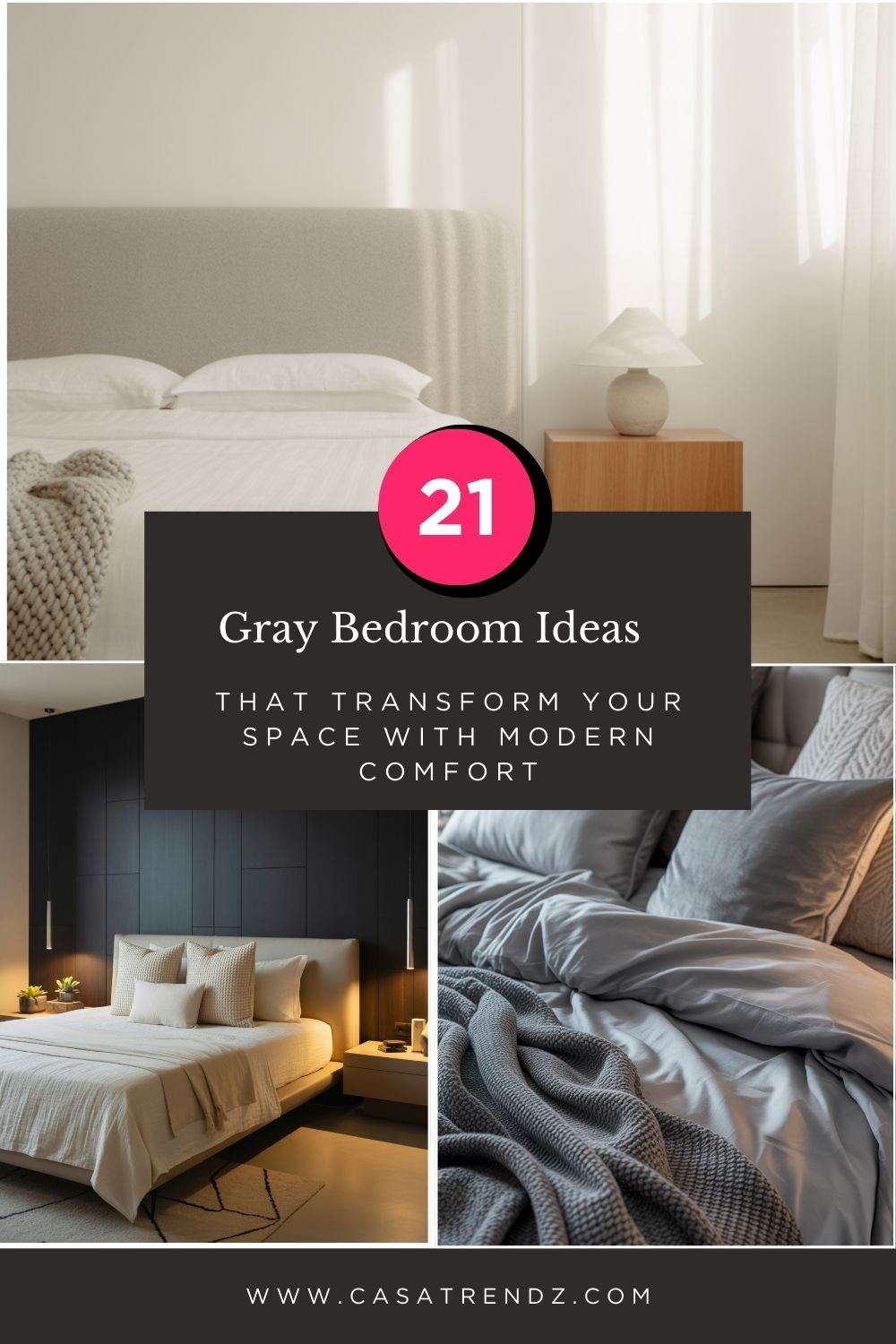 21 Gray Bedroom Ideas That Transform Your Space with Modern Comfort