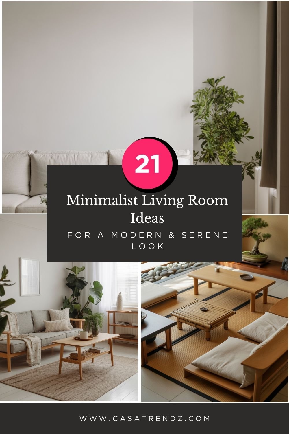 21 Minimalist Living Room Ideas for a Modern & Serene Look