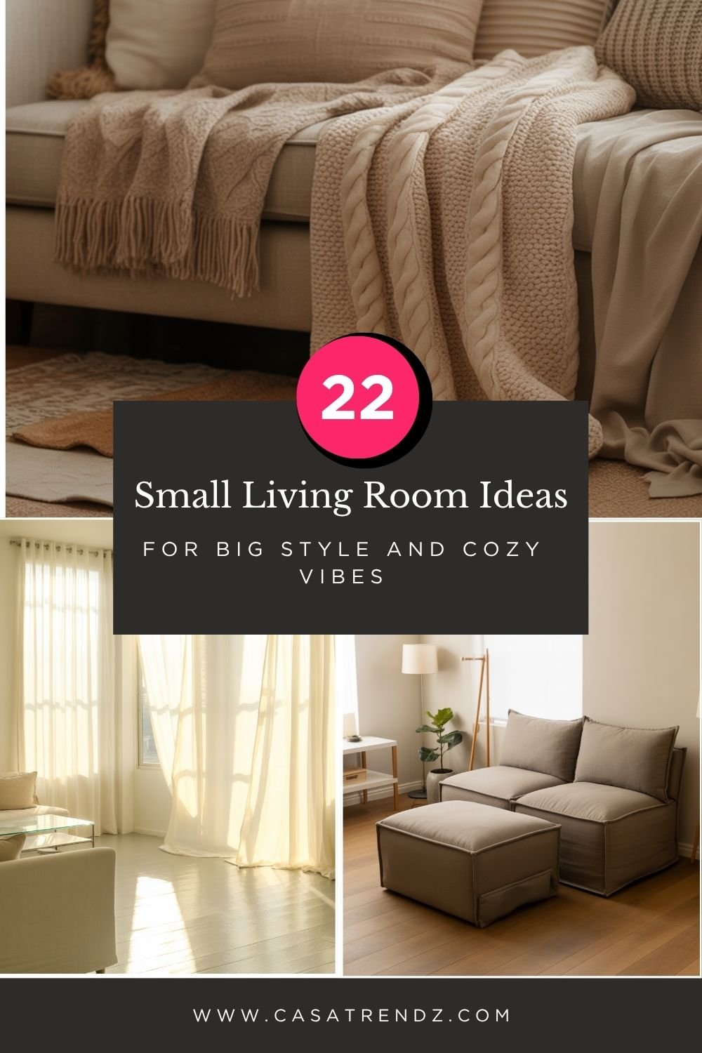 22 Small Living Room Ideas for Big Style and Cozy Vibes