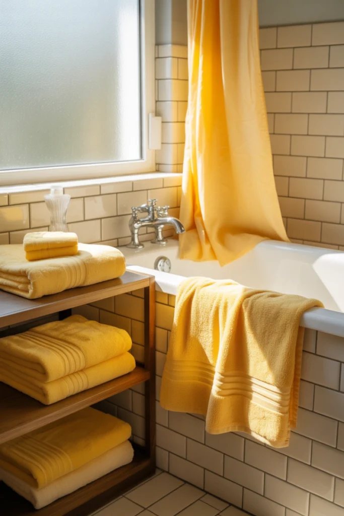 Layered Yellow Textiles