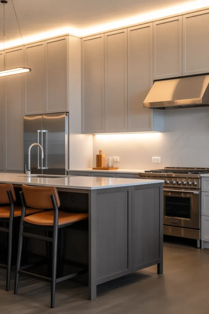 Soft Gray and Charcoal