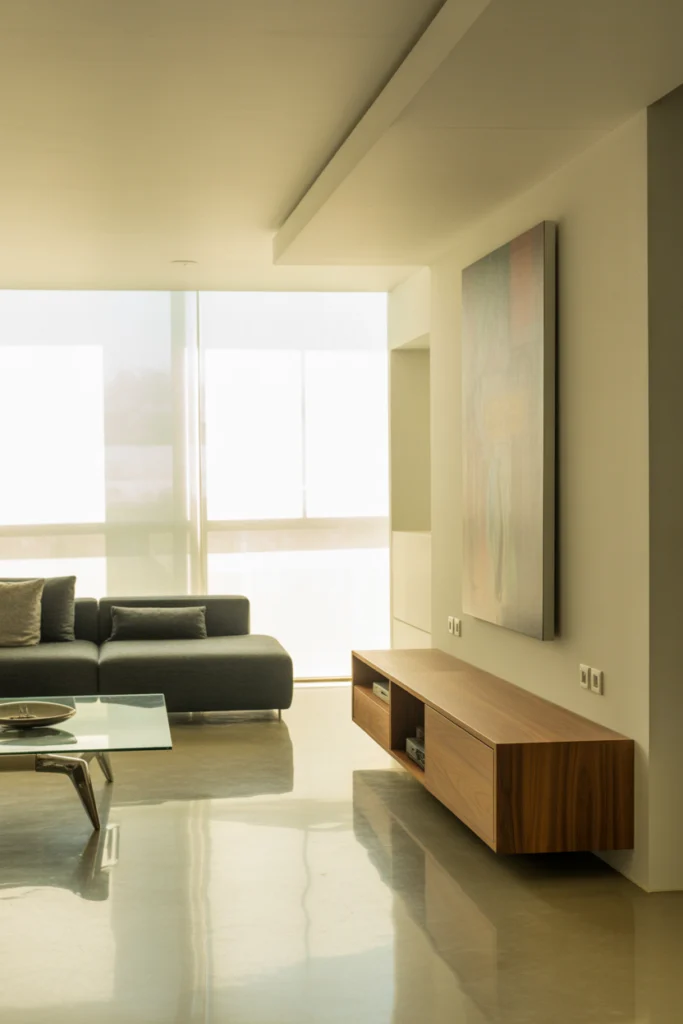 Minimalist Furniture Arrangement