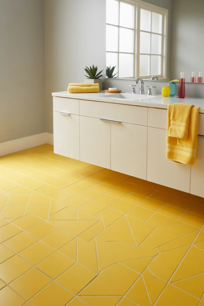 Yellow Floor Tiles