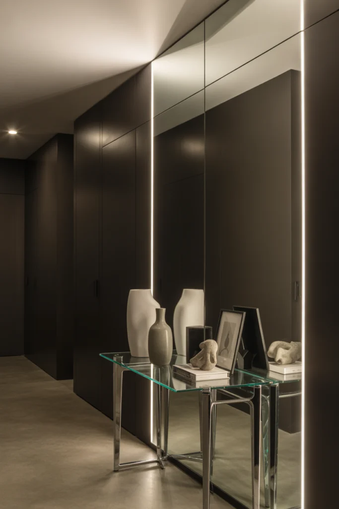 Add Glass or Acrylic Console Tables