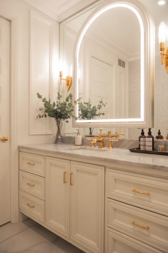 Marble-Top Vanity Cabinets for Luxury Appeal