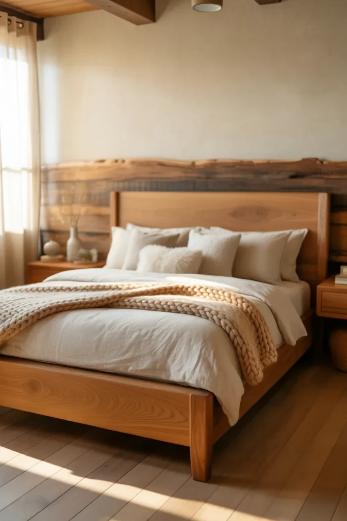 Natural Wood Elements for Warmth