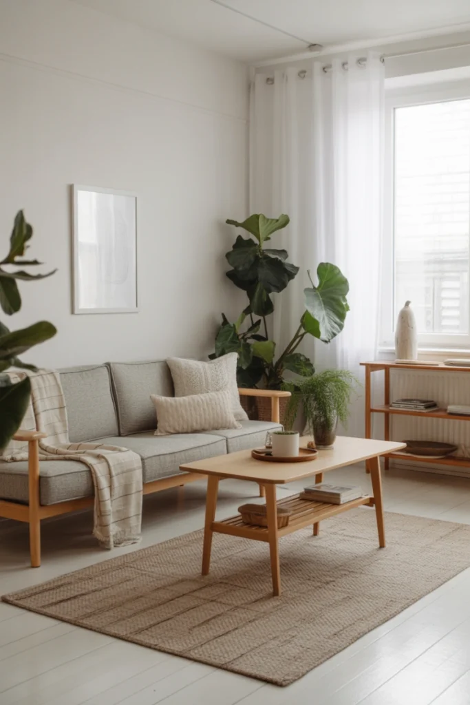 Scandinavian-Inspired Living Room