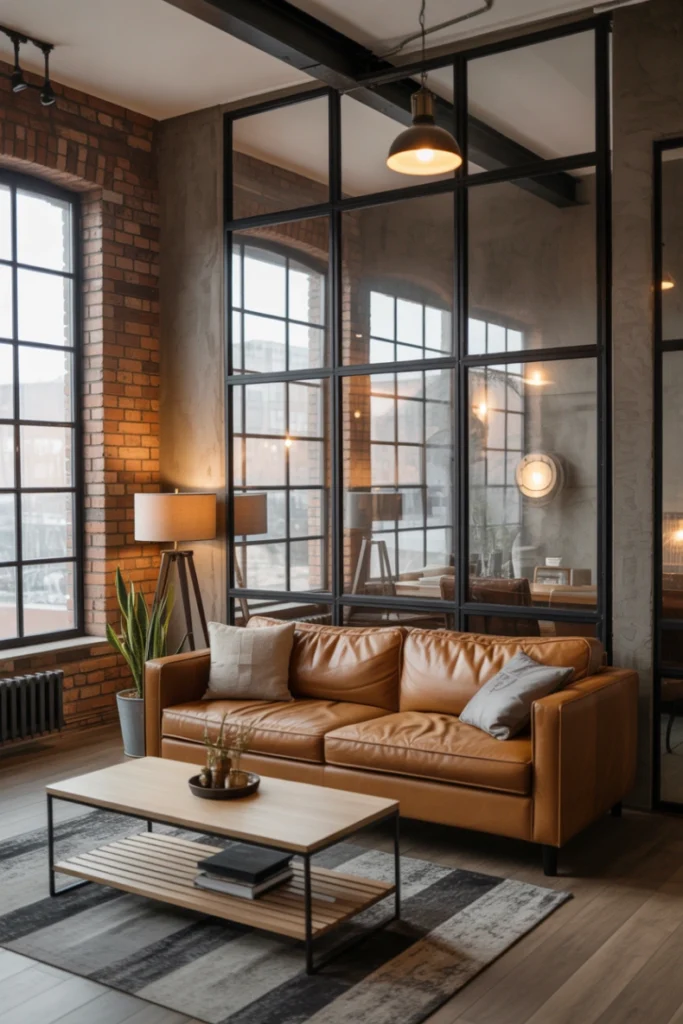 Industrial Loft Living Room