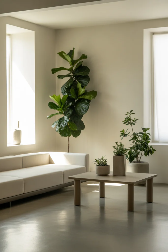 Add Greenery with Minimalist Plants