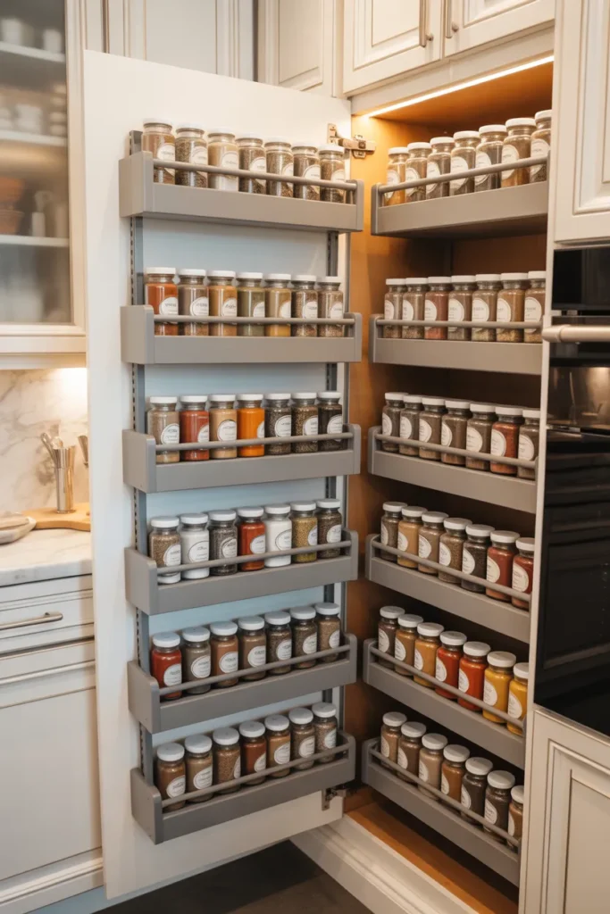 Pull-Out Spice Racks