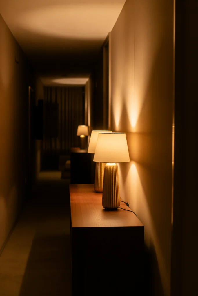 Layer Lighting with Table Lamps