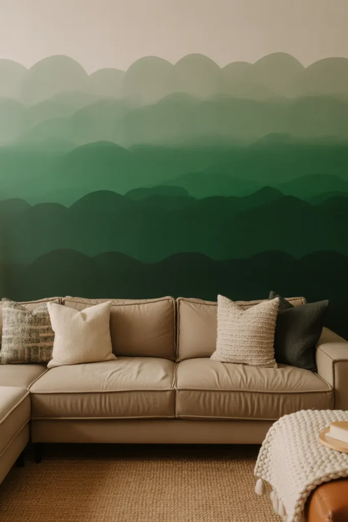  Ombre Green Walls for Unique Style