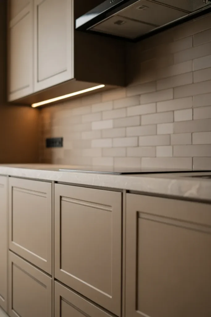 Taupe and Stone Gray